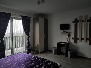 Фото номера Двухместный номер с 1 кроватью Гостевой дом Poarta Paradisului г. Moldoveneşti 4